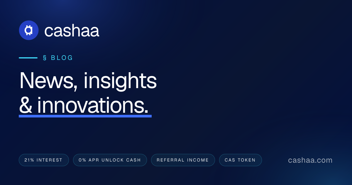 Blog — News, insights & innovations | Cashaa